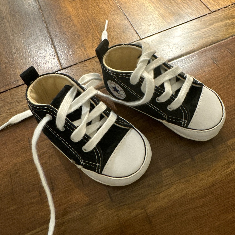 Converse All Star Black and White Chuck Taylor Sneakers